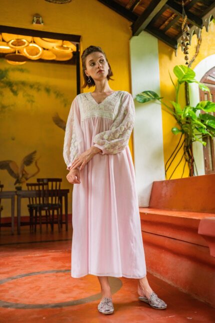 Pink Ambar Dori Dress