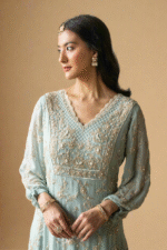 Blue Mirella Kurta Set - Image 2